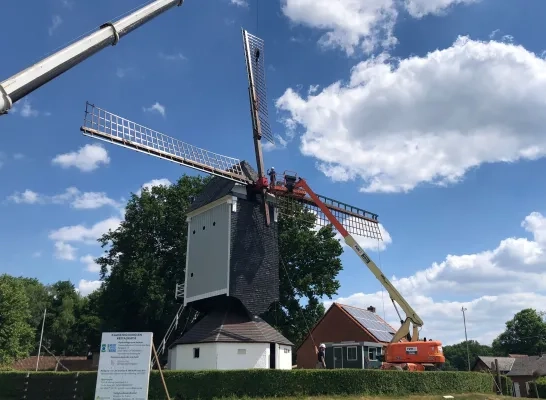 De molen in Heist-op-den-Berg heeft opnieuw wieken