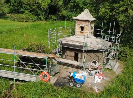 Restauratie eendenkooi Hof ter Borght Westmeerbeek