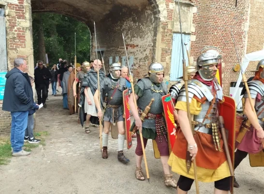 Romeinen strijken neer in Grobbendonk Romeinen strijken neer in Grobbendonk