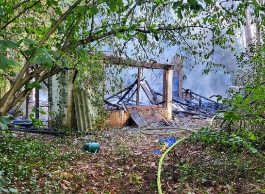 Chalet brandt af in Meerhout