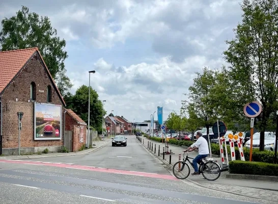 Fietsoversteek Hellevoortstraat Nijlen Fietsoversteek Hellevoortstraat Nijlen