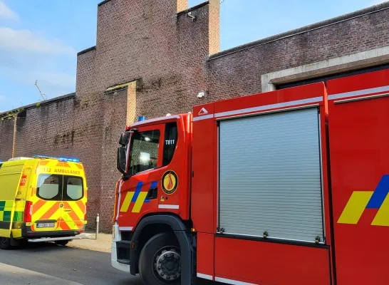 Hulpdiensten aan de Turnhoutse gevangenis