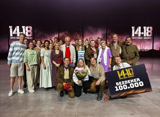 Studio 100 Pop-Up Theater Puurs-Sint-Amands musical 14-18