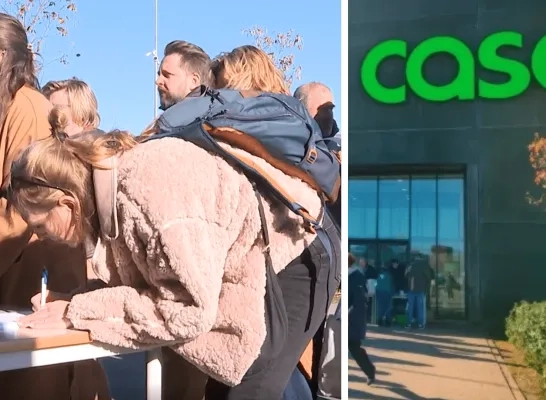 Casa-medewerkers kort na het faillissement