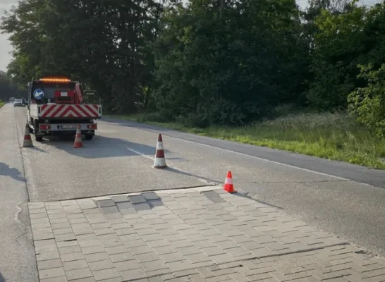 Wegdek komt omhoog op heel wat plaatsen
