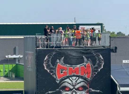 Graspop Metal Meeting podium rondgang opbouw