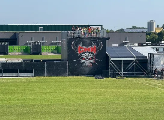 Graspop Metal Meeting podium rondgang opbouw