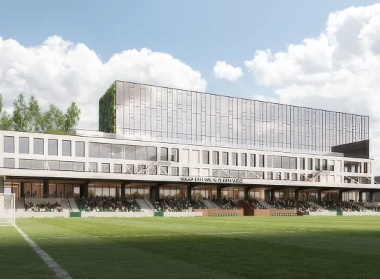 Nieuw stadion Oscar Van Kesbeeckstadion Racing Mechelen