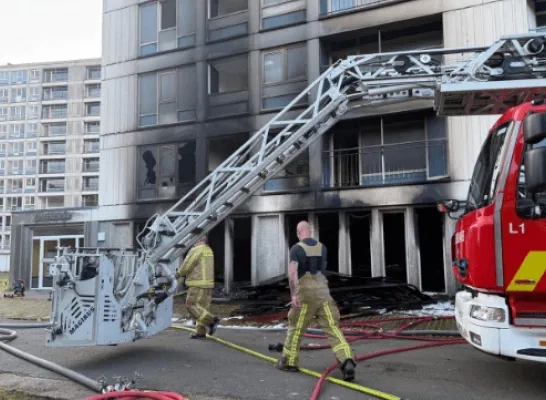 brand residentie Groenlaar Willebroek