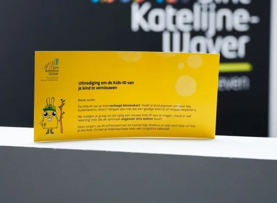 Uitnodiging om Kid's ID te vernieuwen Sint-Katelijne-Waver