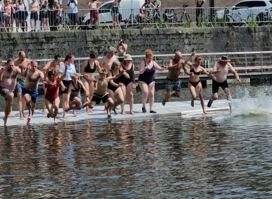 Big Jump in Mechelen Big Jump in Mechelen