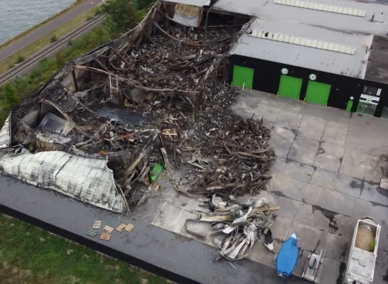 Ravage na zware brand in Oevel
