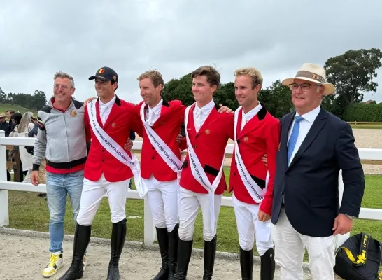 Goud voor Belgisch jumpingteam EK