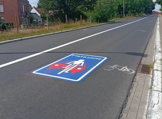 Stationsberg Sint-Katelijne-Waver fietsstraat