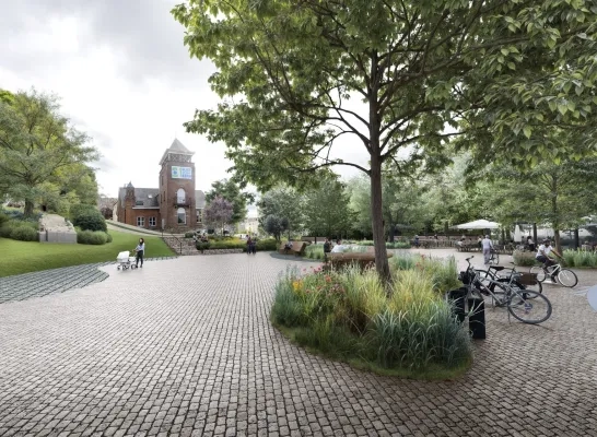 Oude Godstraat render Heist-op-den-Berg heraanleg