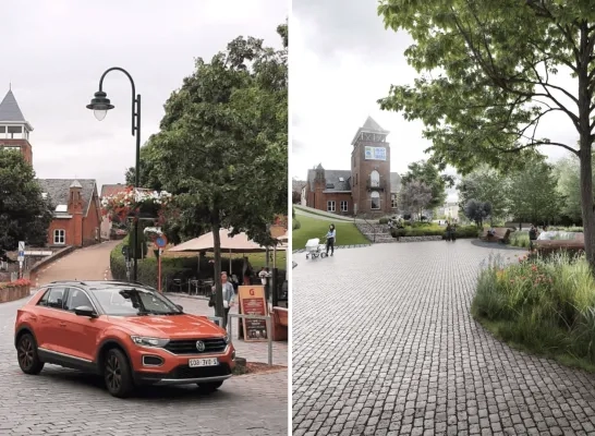 Oude Godstraat huidige situatie render Heist-op-den-Berg heraanleg