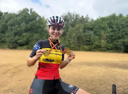 Liese Geuens mountainbike Retie Belgisch kampioen junioren