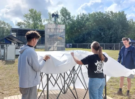 Asgard Metal festival MPI Oosterlo opbouw Herselt