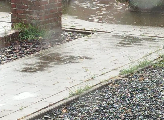 Wateroverlast in Vorselaar