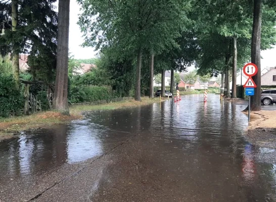 Wateroverlast in Poederlee