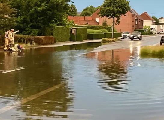 Beersebaan Gierle wateroverlast