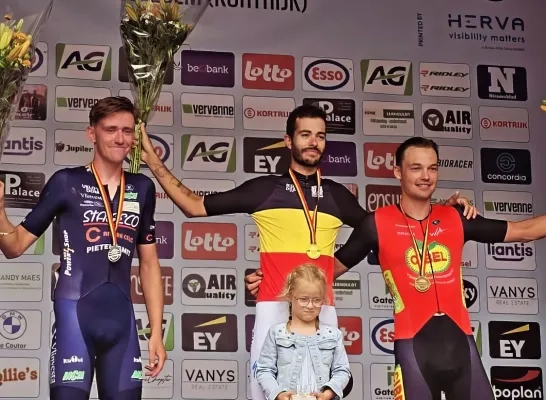 Jarno Bellens werd knap tweede bij de Elite 2 © Marc Van Hecke