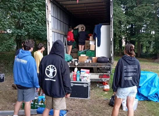 Chiro Breendonk vlaggenroof kamp Essen