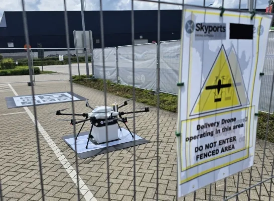 AZ Turnhout doet vervoer met drones