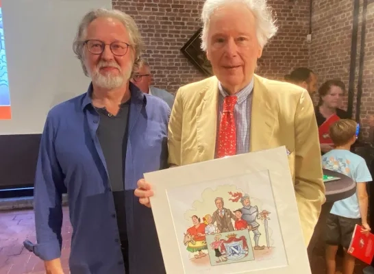 Luc Morjaeu en graaf John de Marnix de Sainte-Aldegonde