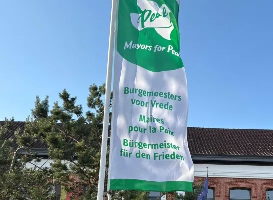 Vlag Mayors for Peace Kasterlee