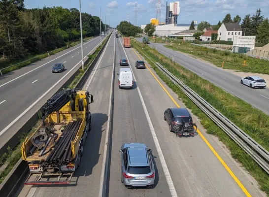 Werken E313 voorbereiding plaatsing geluidschermen Werken E313 voorbereiding plaatsing geluidschermen