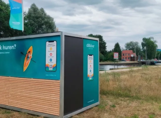 Sup of Kajak automaat Turnhout Dobber