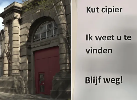 dreigbrief cipier gevangenis Mechelen