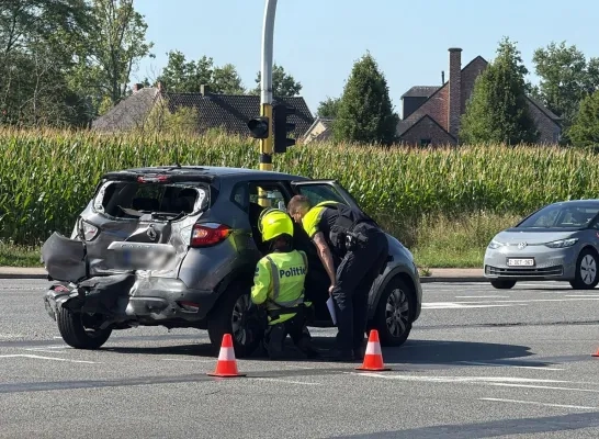 ongeval ringlaan Geel Diestseweg baby