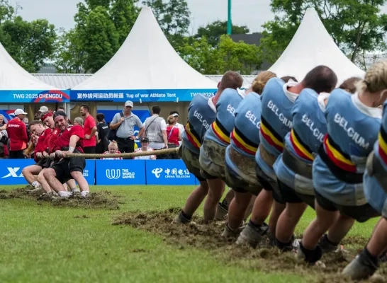 touwtrekkers World Games Wereldspelen China Team Belgium