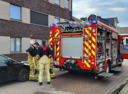 brandje appartement Burgstraat Geel