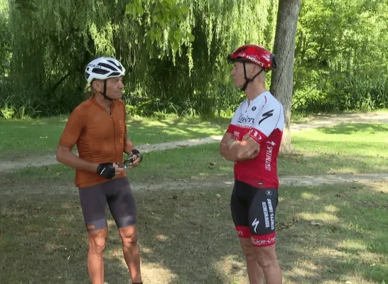 Wim Veris Rudi Geentjens BK Gravel 70-plussers