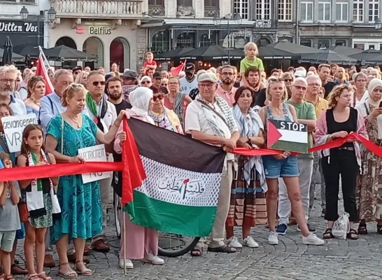 Betoging Gaza Mechelen
