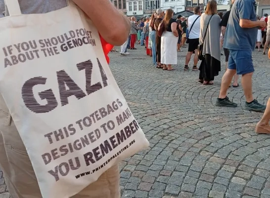 Betoging Gaza Mechelen