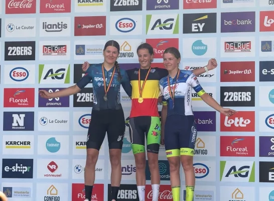 Lentel Huys uit Gierle is Belgisch kampioen gravel bij de U17