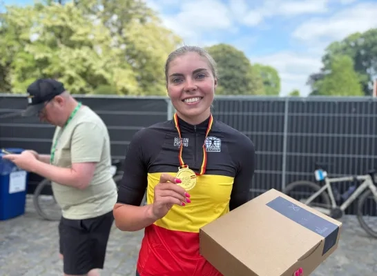 Sterre Vervloet Belgisch kampioen gravel