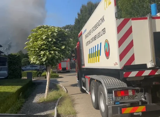 uitslaande brand Grobbendonk