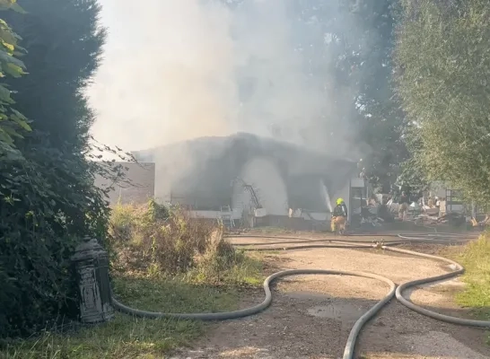 uitslaande brand Grobbendonk