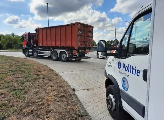 controle zwaar verkeer politiezone Rivierenland Willebroek controle zwaar verkeer politiezone Rivierenland Willebroek