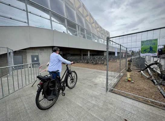 Nieuwe fietsenstalling aan station Mechelen