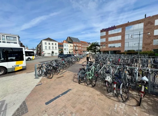 Nieuwe fietsparking station Mechelen Nieuwe fietsparking station Mechelen