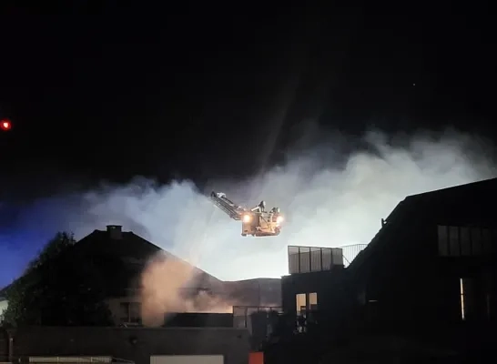zware brand veel rook Laakdal