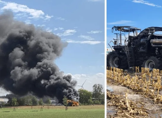 Pikdorser gaat in vlammen op