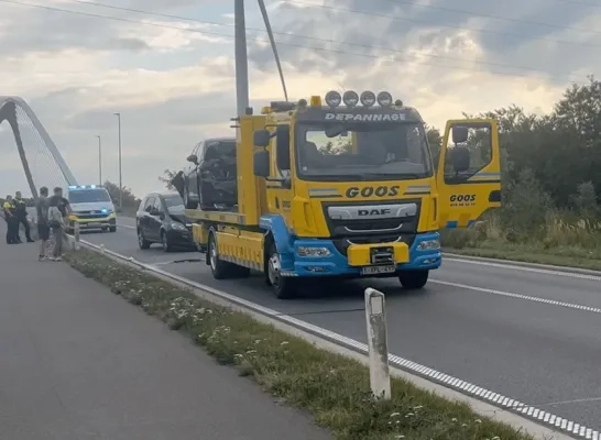 Ongeval met 4 auto's Geel Winkelomheide