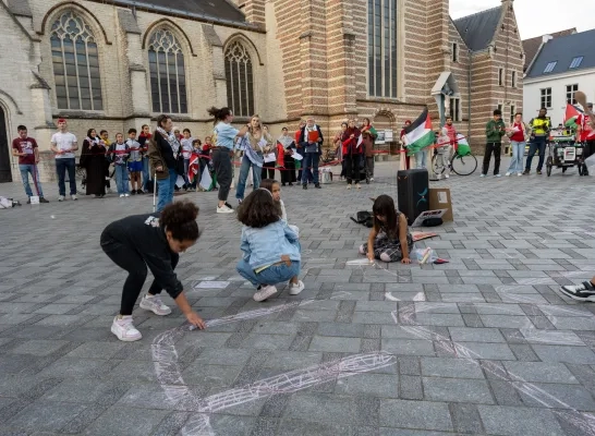 Actie Geel for Palestine
